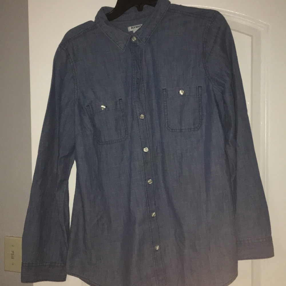 Jean blouse